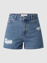 Mom Fit Jeansshorts aus Baumwolle Modell 'Jagger' von Only Blau - 17