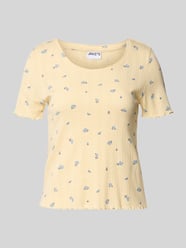 Pyjama-Oberteil mit Rundhalsausschnitt und Wellensaum von Jake*s Casual - 42