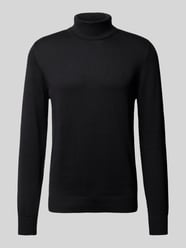 Sweter o kroju slim fit z mieszanki bawełny i wełny od Christian Berg Men - 29