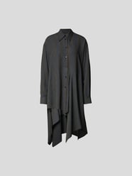 Longbluse mit Streifenmuster von MM6 Maison Margiela Grau / Schwarz - 19