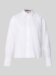 Bluzka koszulowa o kroju regular fit z czystego lnu od Christian Berg Woman Selection - 5