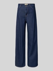 Spodnie z szerokimi nogawkami krój loose fit Jeansy z czystej Bawełna Model 'VEGA' od Weekend Max Mara - 33
