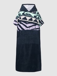 Strandtuch mit Kapuze und Allover-Muster von Quiksilver Türkis - 9