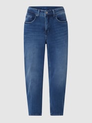 Barrel Fit Cropped Jeans mit Lyocell-Anteil Modell 'Ava Banana' von MAC Blau - 39