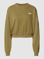 Sweatshirt mit Label-Print Modell 'Laundry' von Levi's® Grün - 17