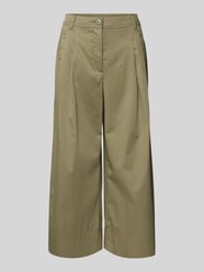 Wide Leg Bundfaltenhose mit verkürztem Schnitt von Marc Cain - 12