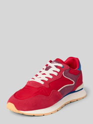 Sneakers van leermix met logodetail model 'City' van HOFF - 1
