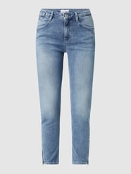 Slim Fit Cropped Jeans mit Stretch-Anteil von No.1 Blau - 39