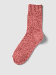 Sokken met structuurmotief, model 'Seashell' van Falke Rood - 2