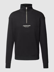 Sweatshirt mit Troyer-Kragen Modell 'JORVESTERBRO' von Jack & Jones Schwarz - 31