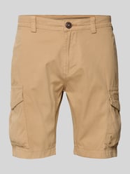 Regular Fit Cargoshorts mit Label-Detail Modell 'N-DELINE' von Napapijri Beige - 34