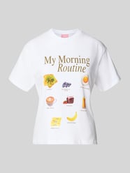 T-shirt met motiefprint model 'COLLAGE' van JJXX - 13