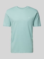 T-Shirt mit Label-Print von Marc O'Polo Blau - 6