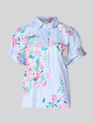 Regular Fit Bluse aus Baumwolle im Allover-Look von Milano Italy - 19