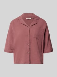 regular fit overhemdblouse van puur katoen model 'THYRA' van ONLY Fuchsia - 1