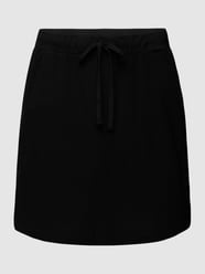 PLUS SIZE minirok met steekzakken van KAFFE Curve Zwart - 7