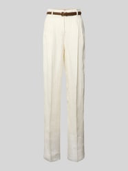 Wide Leg Leinenhose mit Tunnelzug Modell 'PELOTA' von Max Mara Studio - 5