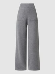 Strickhose aus Viskosemischung Modell 'Rain' von JC Sophie Grau / Schwarz - 11