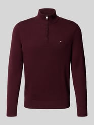 Regular fit schipperstrui van puur katoen van Tommy Hilfiger Bordeaux - 2