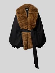 Strickjacke mit Webpelzkragen von ROTATE - 2