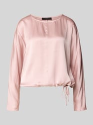 Blouseshirt met ronde hals en Tunnelkoord van Oui Fuchsia - 21