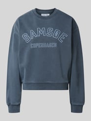 Sweatshirt mit Label-Print Modell 'SAVAN' von Samsøe Samsøe - 45