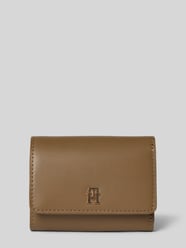 Portemonnee in leerlook, model 'TH ICON TRIFOLD' van Tommy Hilfiger Beige - 12