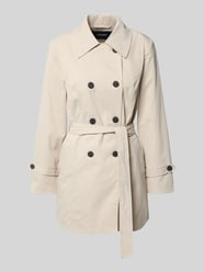 Trencz o kroju regular fit z paskiem w talii do wiązania model 'CHALSEA OLIVIA' od VERO MODA - 7