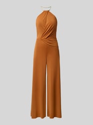 Neckholder-Jumpsuit in Wickel-Optik von Rinascimento - 9