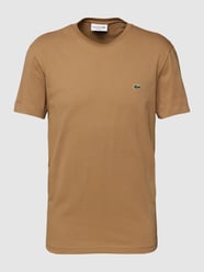 T-Shirt mit Label-Detail von Lacoste Beige - 5