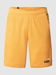 Sweatshorts mit Label-Print von PUMA PERFORMANCE Orange - 2