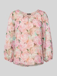 Bluse mit floralem Print von More & More Rosa - 29