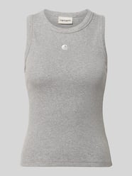Tanktop in riblook model 'Philips' van Carhartt Work In Progress - 24