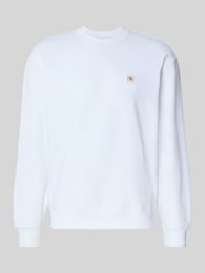 Regular Fit Sweatshirt mit Logo-Patch Modell 'Terry' von Calvin Klein Jeans - 14