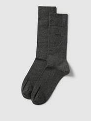 Socken mit Rippenbündchen im 2er-Pack von BOSS Grau - 30