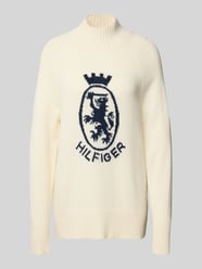 Sweter z dzianiny o kroju regular fit z mieszanki wełny i bawełny od Tommy Hilfiger - 32