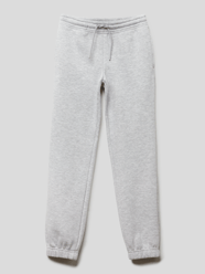 Sweatpants in unifarbenem Design von Kabooki Grau - 10