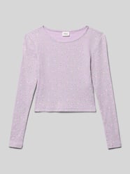 Bluzka z długim rękawem o kroju slim fit z mieszanki bawełny od s.Oliver RED LABEL - 9