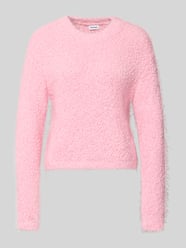 Strickpullover mit Rundhalsausschnitt Modell 'SASSY' von NOISY MAY® Pink - 44