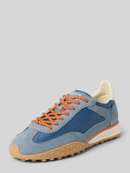 Sneakersy z miksu skóry z detalem z logo Model 'Bridge' od HOFF - 10