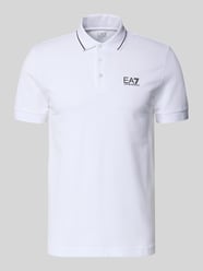 Koszulka polo o kroju regular fit z nadrukiem z logo od EA7 Emporio Armani - 3