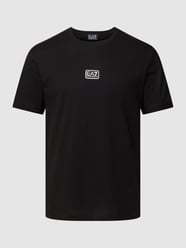 T-shirt z detalem z logo od EA7 Emporio Armani Czarny - 25