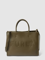 Torba tote z detalem z logo model ‘WONDERFURLA TOTE’ od Furla Zielony - 28