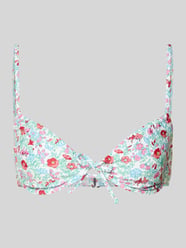 Góra od bikini z wzorem allover model 'BAOMI' od PIECES - 3