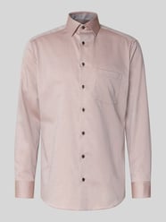 Modern Fit Businesshemd aus reiner Baumwolle Modell 'ZWIRN' von OLYMP - 36