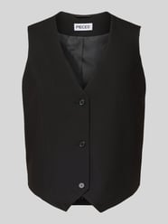 Regular Fit Anzugweste mit Viskose-Anteil Modell 'BOSELLA' von PIECES - 35