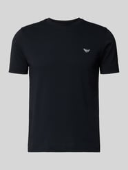 T-Shirt mit Label-Stitching und Rundhalsausschnitt von Emporio Armani - 13