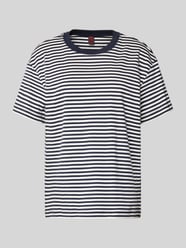 T-shirt met streepmotief en ronde hals van Stefanel - 5