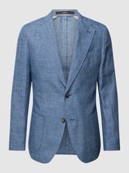 2-knoops colbert met reverskraag, model 'Giro' van Windsor Blauw / turquoise - 40