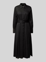 Midikleid mit Taillengürtel von comma - 7